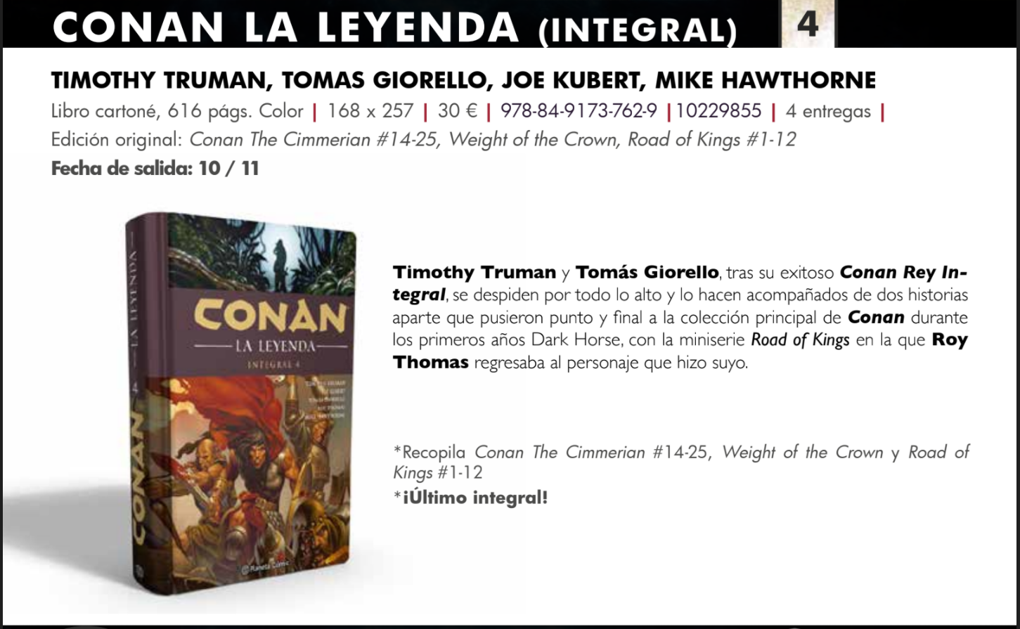 Conan: La leyenda (integral) 4